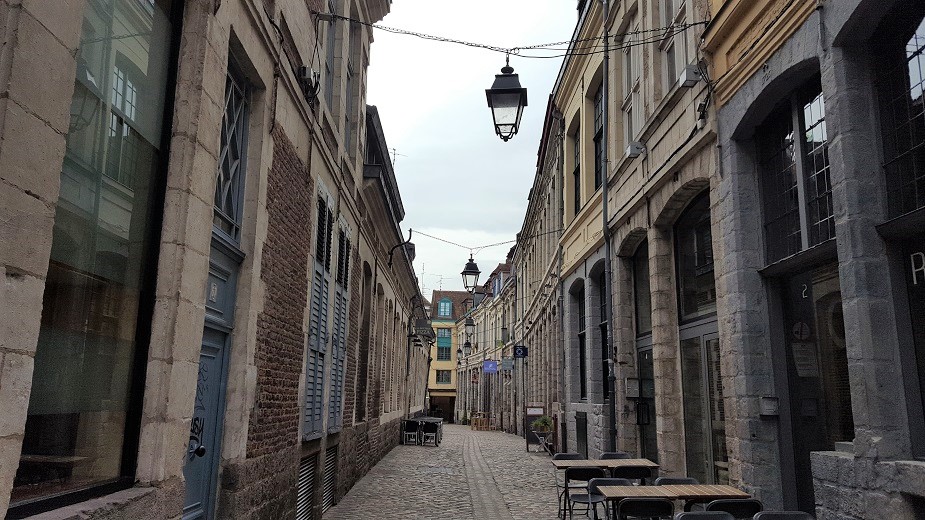 Cobbled streets of Lille